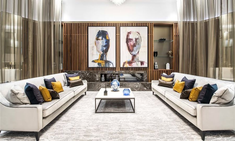 Drawing room in a prime London home